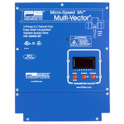 MMV2046(X): 13 - 29 Amp 20HP 480V Closed Loop Multi Vector VFD