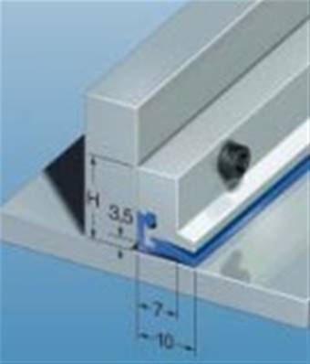 BAS-18: 18mm Unmounted Height 10mm Blade Thickness x 1000mm