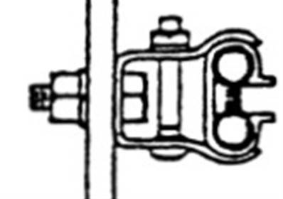 SFE-908-2FF: Zinc Plated Steel Hanger Clamp with Hardware