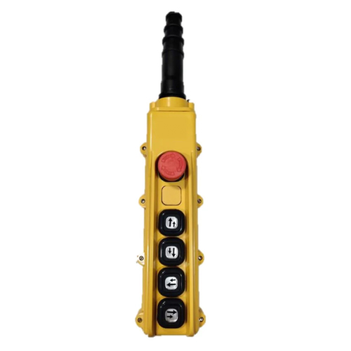 B-83-B2: 6 Button Pendant Station. E-Stop and 4 x 2 Speed Contact Elements