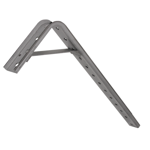 B-100-BR7B: Steel Angle Bracket with Gusset Support - 7.5" x 15.75" from Web