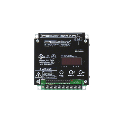 MSM3A57RP: 3 Amp 1.5 HP 575V Smart Move VFD With Regen Resistors and Brake Contactor